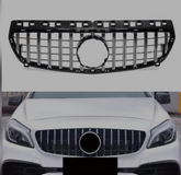 GTR Silver Show Grill Compatible With Mercedes Benz A-Class W176 (2012-2016) Tag 23