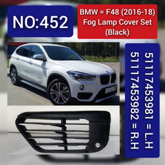 Fog Lamp Cover Left 51117453981& Right 51117453982 Compatible With BMW X1 F48 (2016-2018)