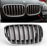 Kidney Grill Set 51137185124 = L.H,& 51137185224 = R.H Compatible With BMW X5 E70 Tag 45