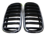 Kidney Grill Set 51137294486=R.H, & 51137294485=L.H Compatible With BMW X5 F15 Tag 46