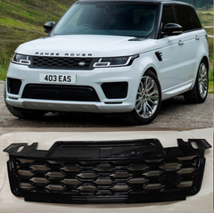 Glossy Black Show Grill LR098747 Compatible With Range Rover Sport - L494 (2018-2022) Tag No.47