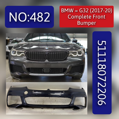 Front Bumper 51118072206 Compatible With BMW 6 Gran Turismo (G32) Tag No.482