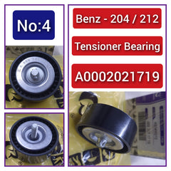 Belt Idler Pulley A0002021719 0002021619 0002021719 Compatible with MERCEDES-BENZ C-CLASS (W204) & E-CLASS (W212) Tag no : 4