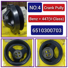 Crankshaft Pulley 6510300703 A6510300703 Compatible With MERCEDES-BENZ V-CLASS (W447) Tag-CP-04