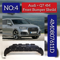 Front Bumper Sheild 4M0807611D Compatible With AUDI Q7 4M Tag No.4