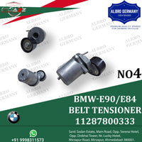 Belt Tensioner With Pulley 11287800333 Compatible with BMW 3 Series (E90) & 5 Series (E60) & 5 Series (F10) & 7 Series (F01, F02, F03, F04) & X1 (E84) & X5 (E70) & X6 (E71, E72) Tag.4