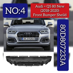Front Bumper Sheild 80D807233A Compatible With Audi Q5 (2018-2020) Tag No.4