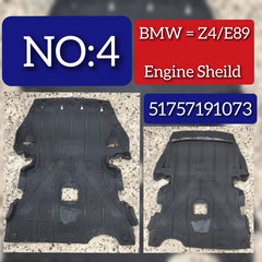 Front Engine Underhood Splash Shield 51757191073 Compatible with BMW Z4 E89 Tag No.4