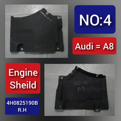 Underbody Trim Right Front 4H0825190B Compatible With AUDI A8 Tag No.4