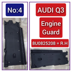 Right Side Underbody Trim 8U0825208 Compatible With AUDI Q3 (8UB, 8UG) Tag No.4