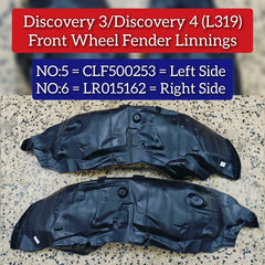 Front Right fender Liner LR015162 Compatible With LAND ROVER DISCOVERY IV (L319) | LR4