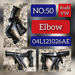 Thermostat Housing 04L121026F 04L121026AE 04L121026AH 04L121026J 04L121026Q 04L121113B 04L121113C 04L121113D Compatible With AUDI A3 Limousine (8VS, 8VM) | A3 / S3 & Q3 (8UB, 8UG) & SKODA KODIAQ I (NS6, NS7, NV7) & OCTAVIA III (5E3, NL3, NR3) Tag No.50