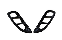 Front Fender Grills Set (Glossy Black) Right 982853190 & Left 982853189 Compatible With Porsche Cayman 718 (2017-2025)Tag No.516