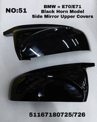 Mirror Cover Left 51162182697 & Right 51162182698 Compatible With BMW E70/E71 (2007-2014) Tag No.51