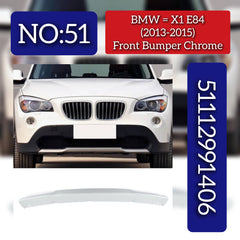 Front Bumper Center Chrome 51112991406 Compatible With BMW X1 (E84) (2013-2015) Tag No.51
