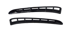 Fender Grill Set (Glossy Black) Right 970504633091 & Left 970504634091 Compatible With Porsche Panamera (2010-2013) Tag No.524