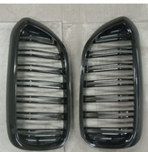 Kidney Grill Set Black (14 - Line) 51137390864 Compatible With BMW 5 Series G30 Tag 52