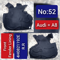 Rear Right fender Liner 4H0821192E Compatible With AUDI A8