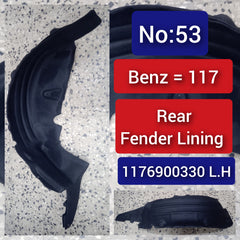 Rear Left Fender Liner 1176900330 Compatible With MERCEDES-BENZ CLA C117 Tag-FEM-53