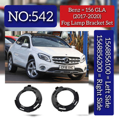 Front Fog Lamp Bracket Left 1568856100 & Right 1568856200 Compatible With Mercedes-Benz GLA-CLASS W156 (2017-2020) Tag No.542