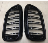 Kidney Grill Set 51137390864 (R.H/L.H) Black color Compatible With BMW 5 Series G30 Tag 54