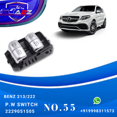 Effortless Control MERCEDES BENZ E-CLASS W213 & S-CLASS W222 Black Power Window SWITCH 2229051505 For models W213 and W222 Tag-SW-55