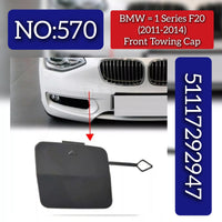 Front Tow Hook cover 51117292947 Compatible With 1 Series F20 2015-2018 BMW 2 Gran Coupe (F44)