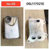 Oil Cooler 06L117021E 06L117021C 06L117021G For Audi A3 A4 A6 Q5 Q7 Tag-O-59