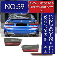 Dicky Light Compatible With BMW 3 Series G20 2019-2022 Dicky Light Left 63217420455 & Right 63217420456 Tag-DLB-59