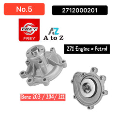 Water Pump 2712000401 2712000201 2712000601 2712001001 For MERCEDES-BENZ C-CLASS W203 W204 E-CLASS W211 W212 Tag-W-05
