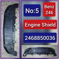 Front Bumper Lower Guard 2468850036 Compatible With MERCEDES-BENZ B-CLASS W246 Tag No.5
