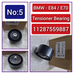 Belt Idler Pulley 11287559887 Compatible with BMW 7 Series (F01, F02, F03, F04)