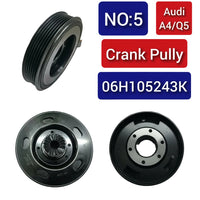 Crankshaft Pulley 06H105243K 06H105243C 06H105243F 06H105243G Compatible With Audi A3 A4 A5 A6 A7 A8 Q3 Q5 TT Tag-CP-05