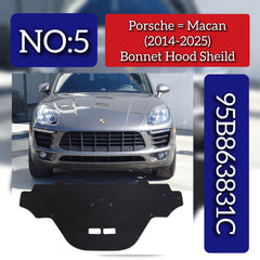 Bonnet Hood Shield 95B863831C Compatible With Porsche Macan (2014-2017) Tag No.5