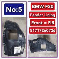 Front Right Fender Liner 51717260726 Compatible With BMW 3 Series F30 F80 (2012-2018) Tag-FE-05