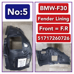 Front Right Fender Liner 51717260726 Compatible With BMW 3 Series F30 F80 (2012-2018) Tag-FE-05