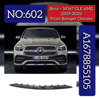Front Bumper Center Chrome 1678855105 A1678855105 Compatible With Mercedes Benz W167 GLE (19-24) Tag No.602