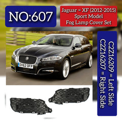 Fog Lamp Cover Left C2Z16209 & Right C2Z16207 Compatible With Jaguar XF Sport Model (2012-2015) Tag No.607
