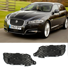 Sport Model Fog Lamp Cover Left C2Z16209 & Right C2Z16207 Compatible With Jaguar XF (2012-2015) Tag No.607