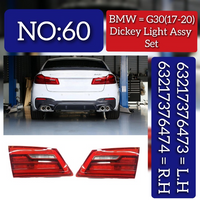 Dicky Light Compatible With BMW 5 SeriesG30 (2017-2020) Dicky Light Left 63217376473 & 63Right 217376474 Tag-DLB-60