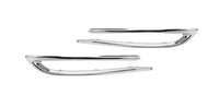 Glossy Rear Bumper Chrome Left 51127341675 & Right 51127341676 Compatible With BMW 5 Series (F10) (2014-2017) Tag No.61