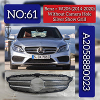Show Grill (Original) 2058880023 Compatible With Mercedes Benz W205 (2014-20) Tag No.61