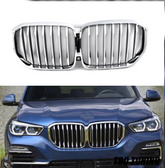 Kidney Grill 51137454887 Silver Chrome Compatible With BMW X5 G05 Tag 66