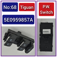 Tiguan Power Window Black Switch 5E0959857A 5E0959857 Designed For OCTAVIA III 5E3, NL3, NR3 Tag-SW-68