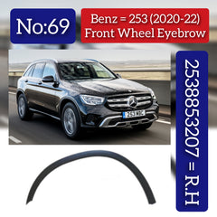 Front Right Wheel Eyebrow 2538853207 Compatible With Mercedes Benz GLC-Class (W253) (2020-2022) Tag No.69