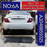Complete Rear Bumper A2058806300 2058806300 Compatible With MERCEDES-BENZ C-CLASS (W205) C-CLASS Convertible (A205) 2014-2018