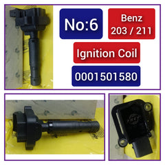 Ignition Coil 0001501580 0001502980 For MERCEDES-BENZ C-CLASS W203 & GL-CLASS X164 Tag-I-06