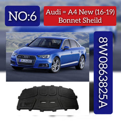 FRONT BONNET HOOD SOUND INSULATION 8W0863825A Compatible With AUDI A4 B9 Tag No.6