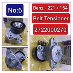 Belt Tensioner With Pulley A2722000270 & A2722000070 Compatible With MERCEDES-BENZ S-CLASS (W221, V221) M-CLASS (W164) Tag No.6