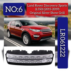 Original Silver Show Grill LR061222 Compatible With LAND ROVER DISCOVERY SPORT (L550) (2015-2019) Tag No.6